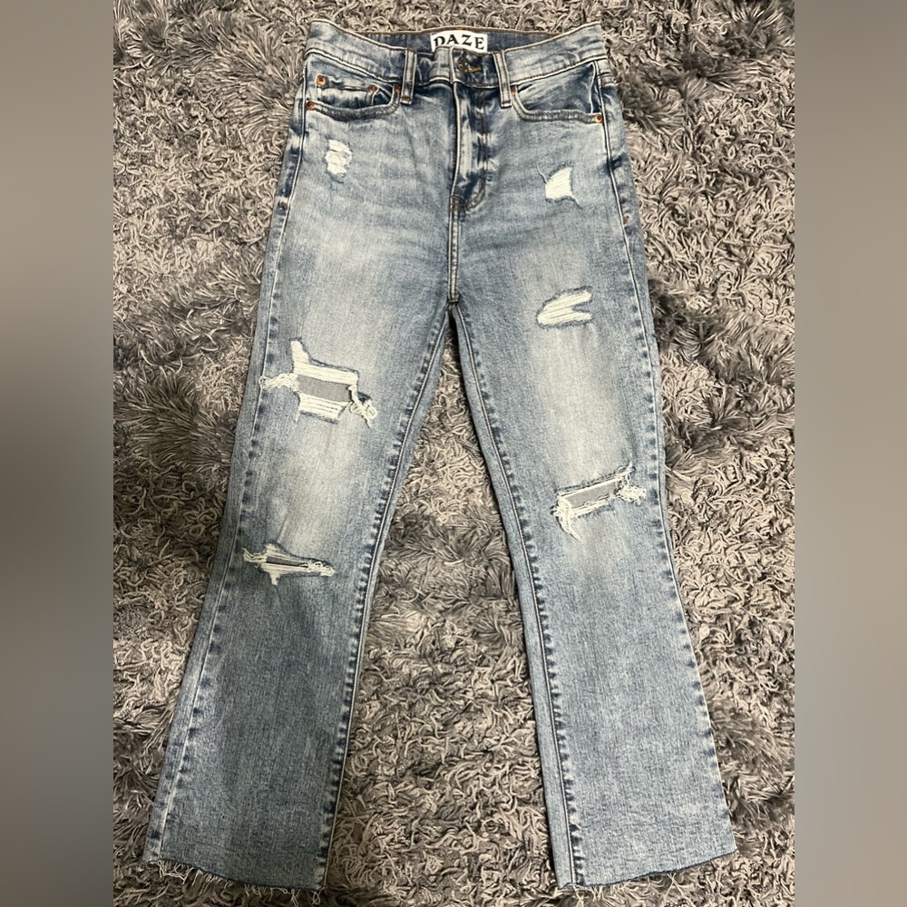 Daze Shy Girl Distressed Jeans - Size 26